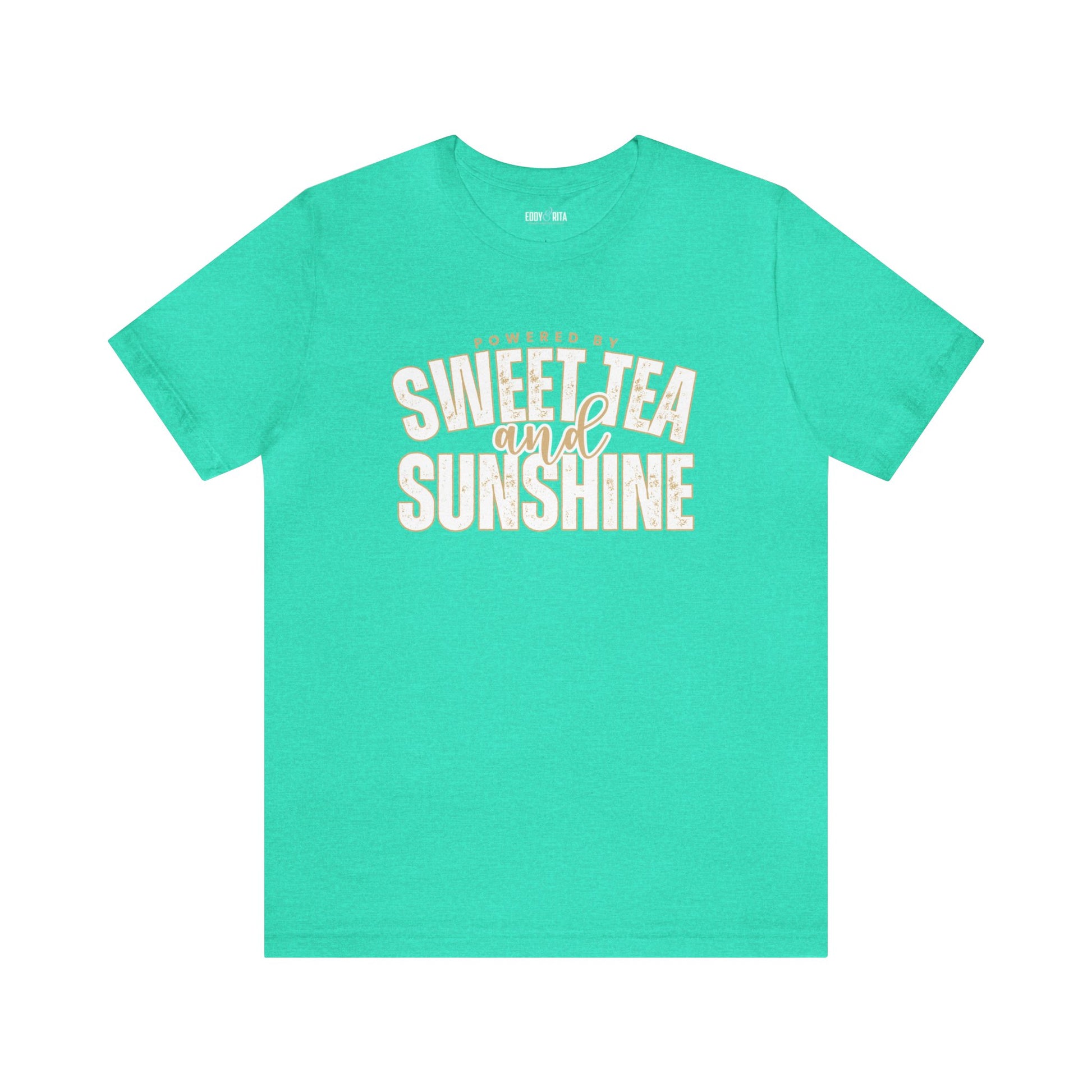 Powered by Sweet Tea and Sunshine" Women's Bella Canvas Tee - Eddy and Rita