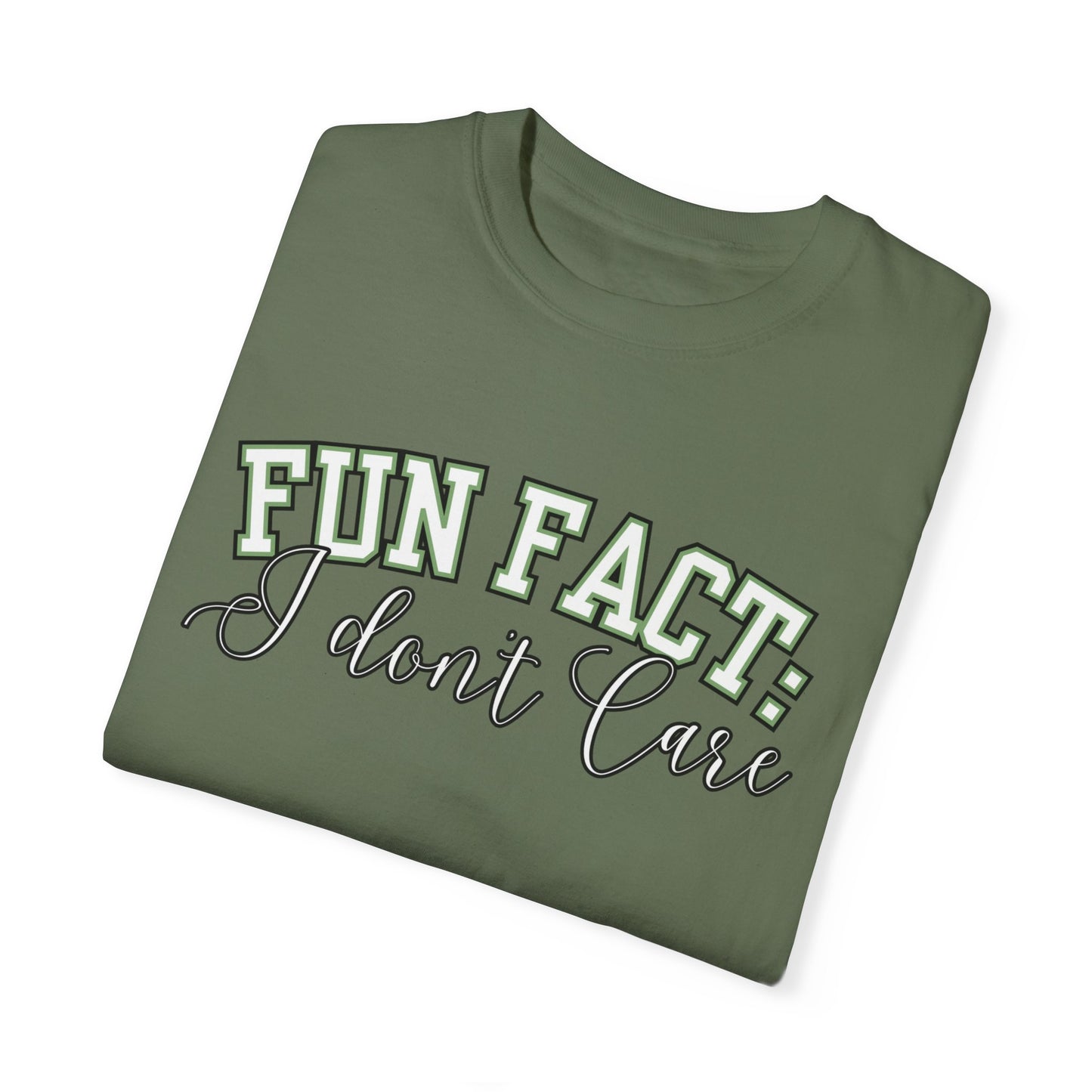 Fun Fact: I Don't Care Tee – Casual Statement Top for Nonchalant Style - Eddy and Rita