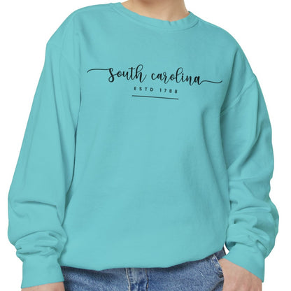 Comfort Colors Women's Sweatshirt - South Carolina Pride Pullover - Eddy and Rita