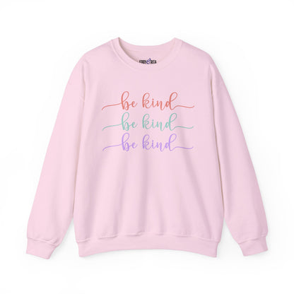 Be Kind: Women's Comfort Sweatshirt for Positive Vibes and Stylish Warmth - Eddy and Rita