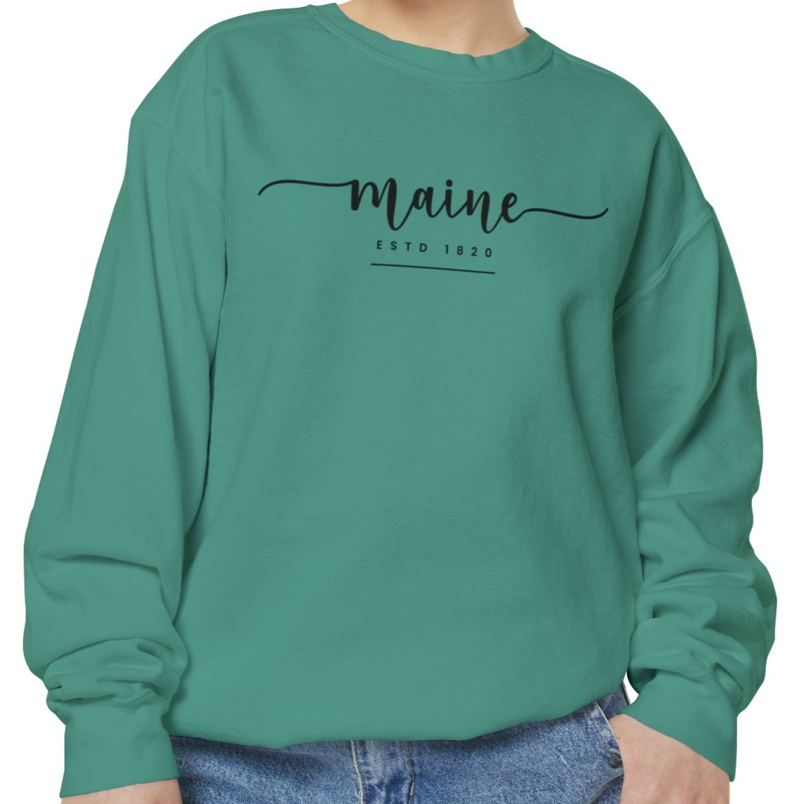 Comfort Colors Women's Sweatshirt - Maine Pride Pullover - Eddy and Rita