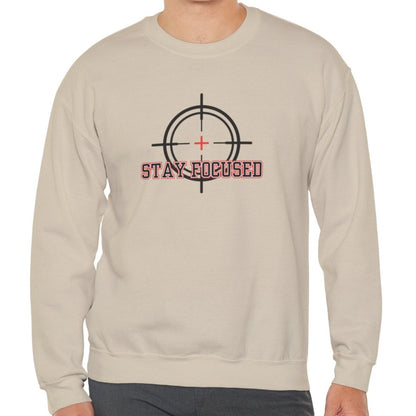 Stay Focused Men's Sweatshirt: Elevate Your Style with Determined Comfort - Eddy and Rita