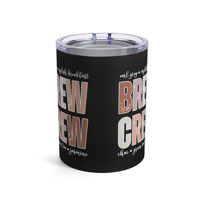 brew crew Tea Lover's Stainless Steel 10-Ounce Tumbler  - Eddy and Rita