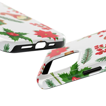 Tough Phone Case for iPhone – Holiday Gnomes Design | Durable and Festive Stocking Stuffer Gift