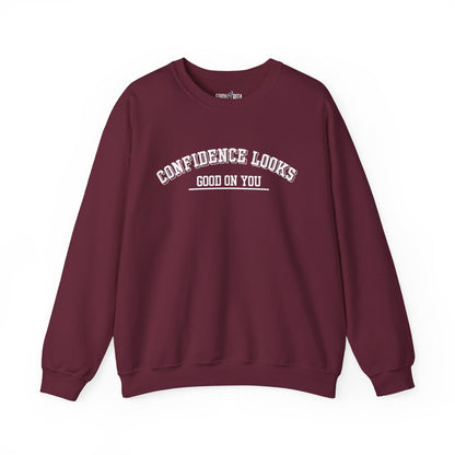 Confidence Looks Good on You Men's Empowerment Sweatshirt - Eddy and Rita