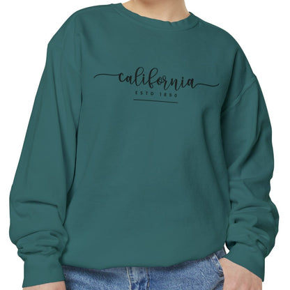 California Dreaming - Women's Comfort Colors Sweatshirt - West Coast Vibes- Eddy and Rita