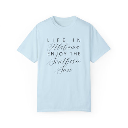 Life in Alabama Women's Comfort Colors T-Shirt - Eddy and Rita