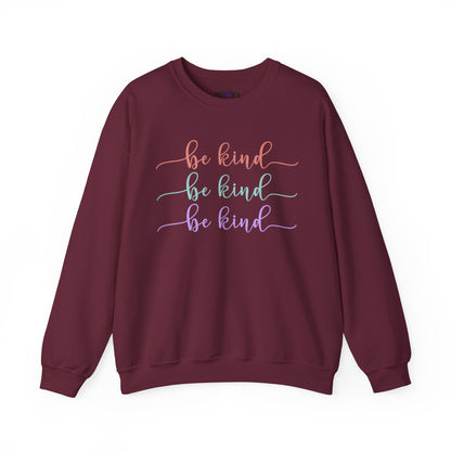 Be Kind: Women's Comfort Sweatshirt for Positive Vibes and Stylish Warmth - Eddy and Rita