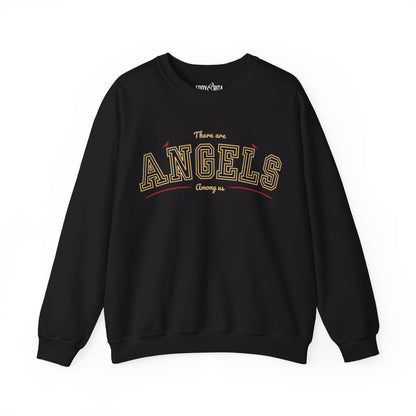 Women's Heavy Blend Sweatshirt – "There Are Angels Among Us" with Cardinals Graphic