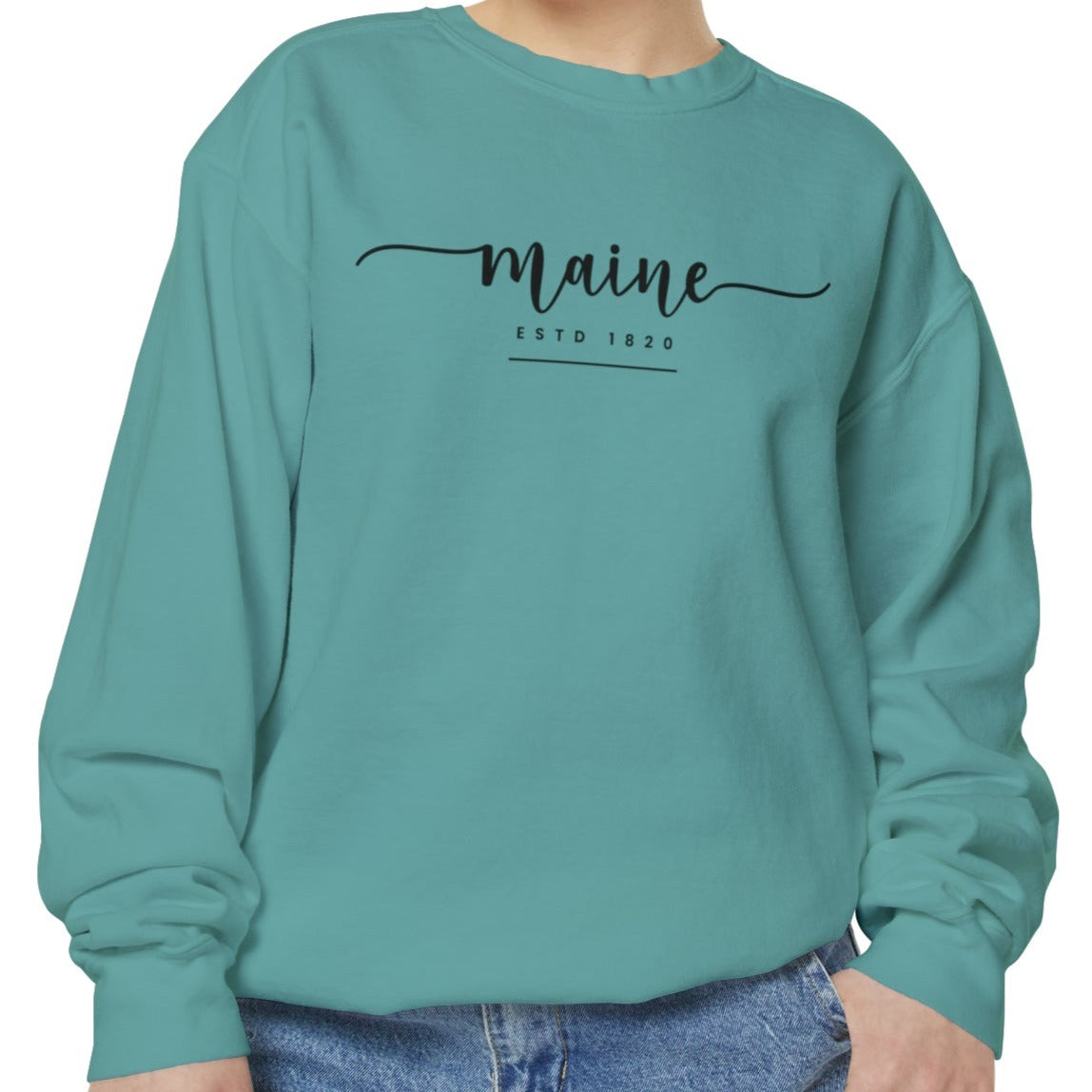 Comfort Colors Women's Sweatshirt - Maine Pride Pullover - Eddy and Rita