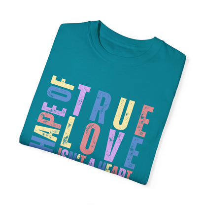 The Cross of True Love Women's Comfort Colors T-Shirt - Eddy and Rita