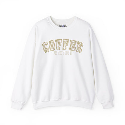 Coffee Weather Women's Sweatshirt: Cozy Caffeine Lover's Apparel - Eddy and Rita