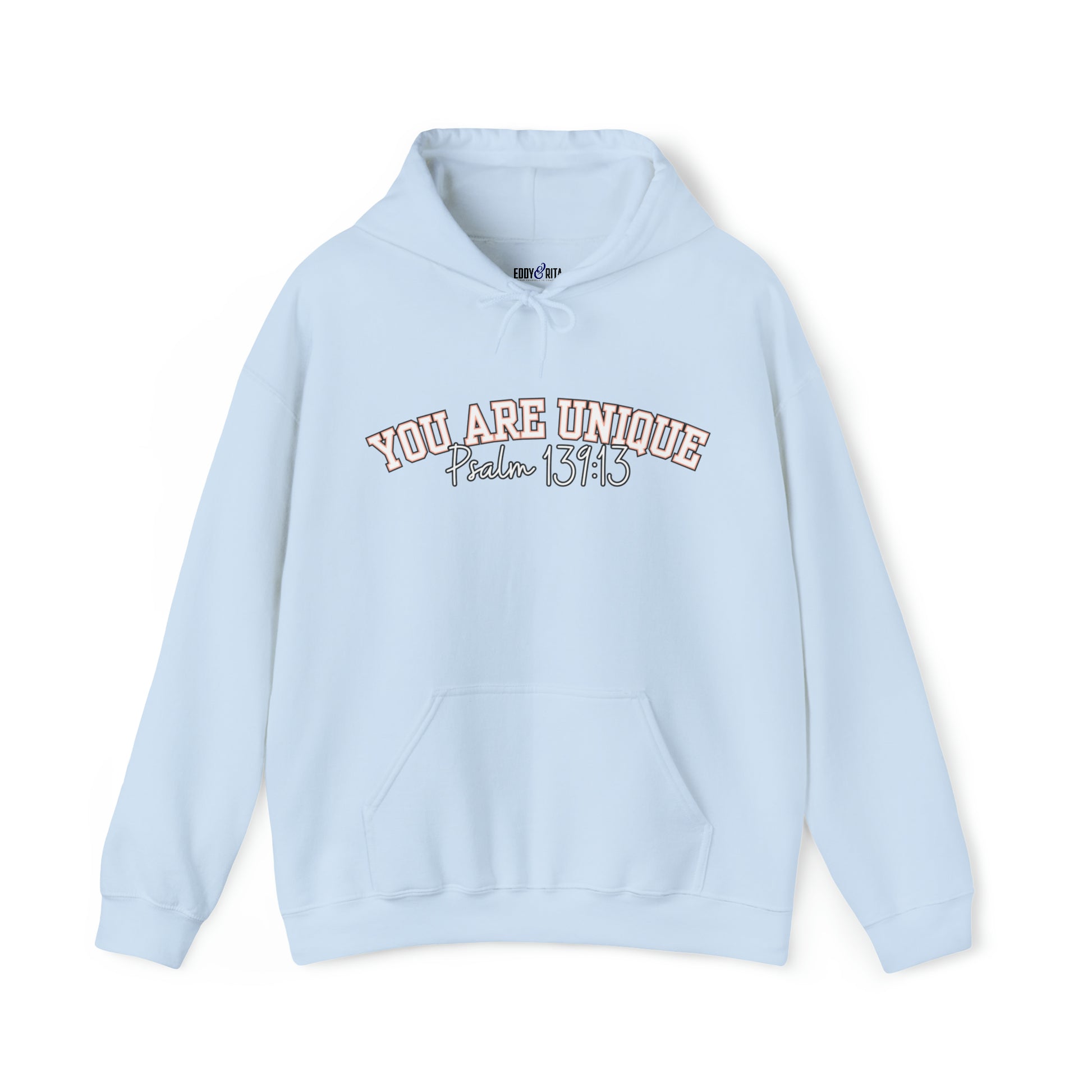 Women's Hoodie with 'You Are Unique - Psalm 139:13' Affirmation - Eddy and Rita