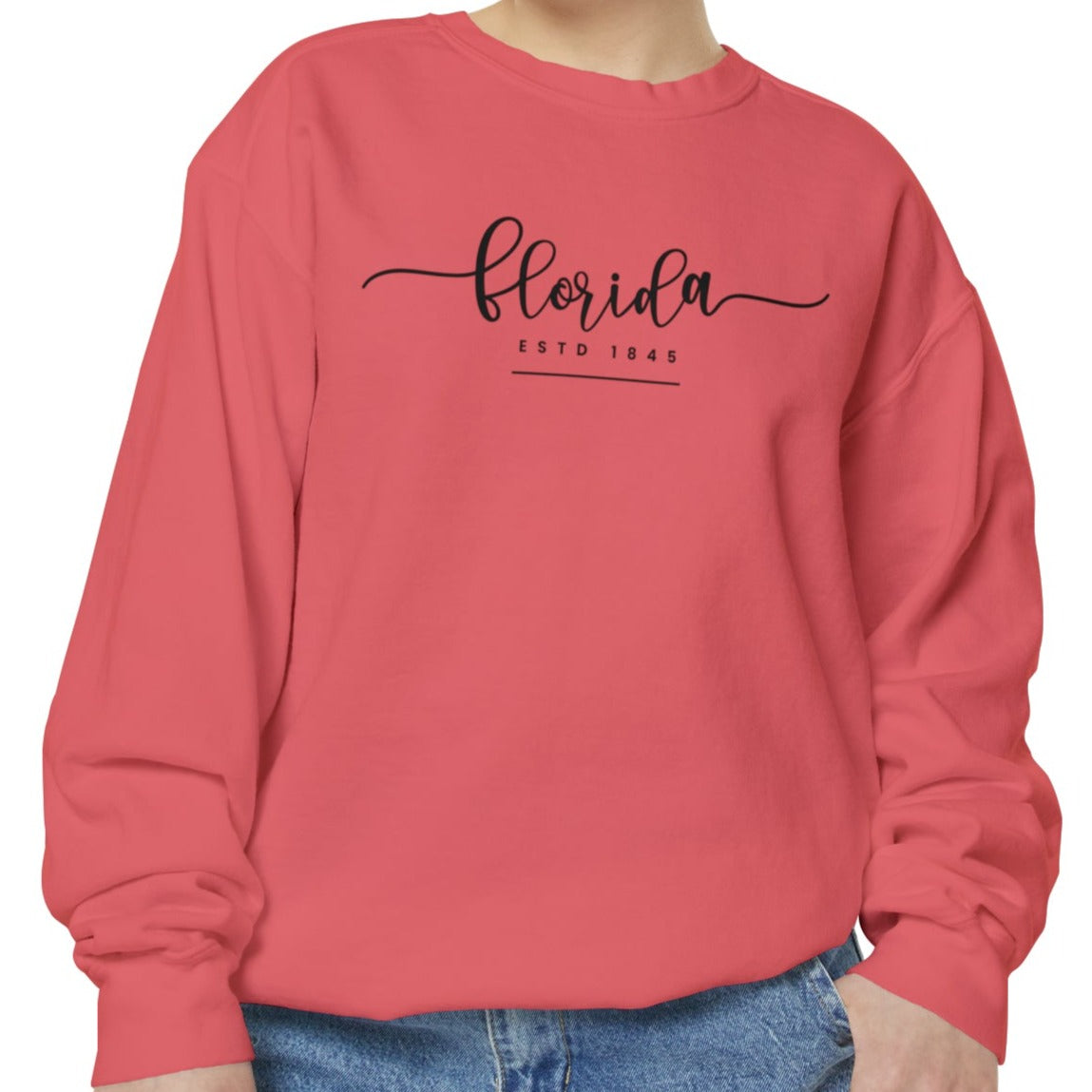 Comfort Colors Women's Sweatshirt - Florida Sunshine Pullover