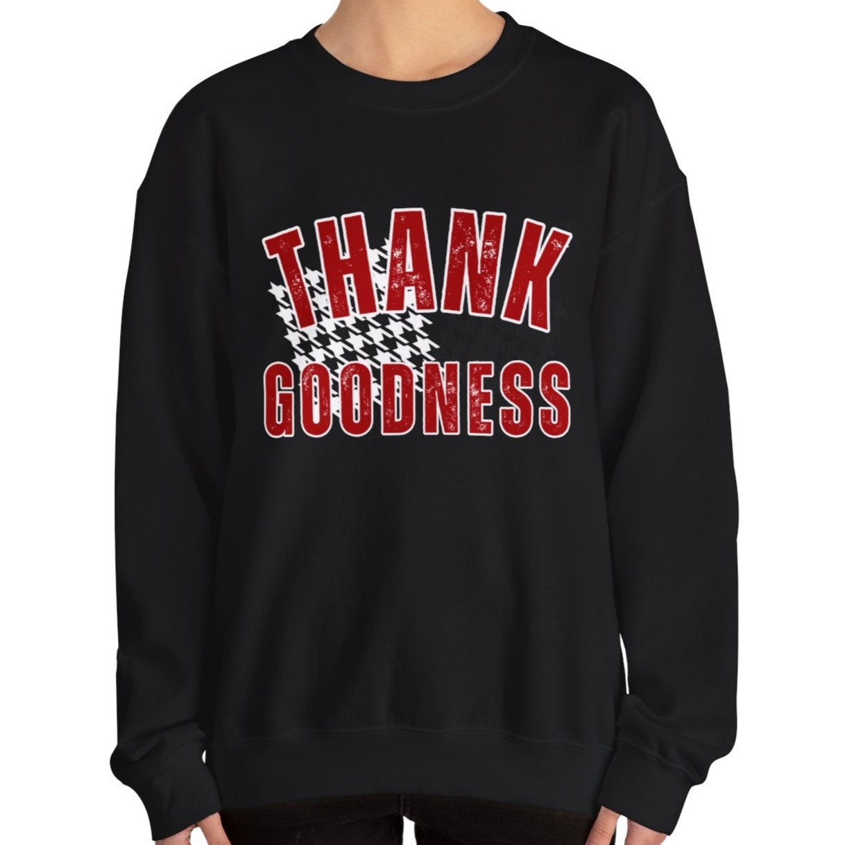 Thank Goodness: Women's Gratitude-Inspired Cozy Sweatshirt - Eddy and Rita