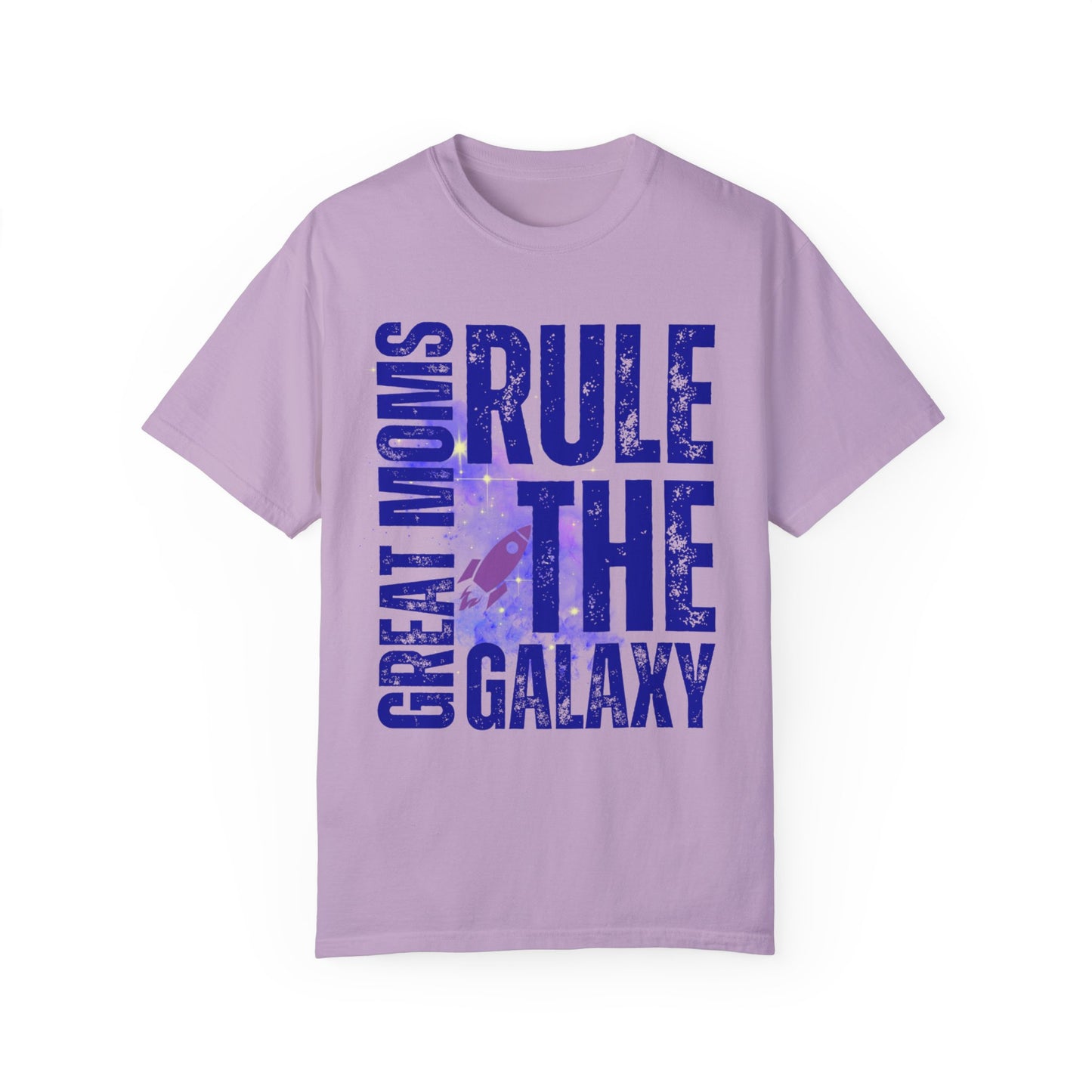 Galactic Mom Power Women's Comfort Colors T-Shirt - Eddy and Rita