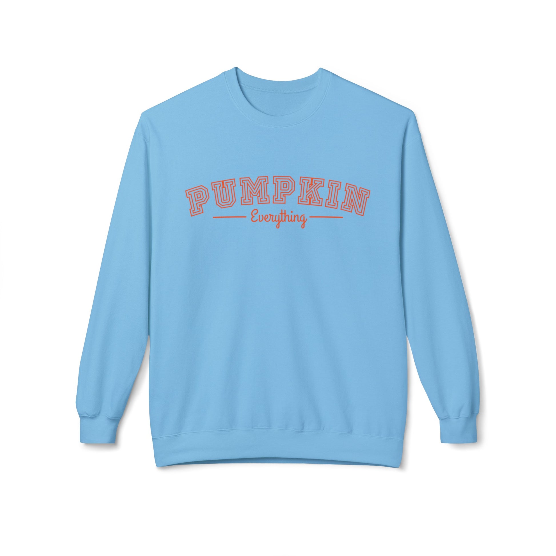 Eddy and Rita Women's Midweight Crewneck Sweatshirt - "Pumpkin Everything" Fall Graphic Pullover