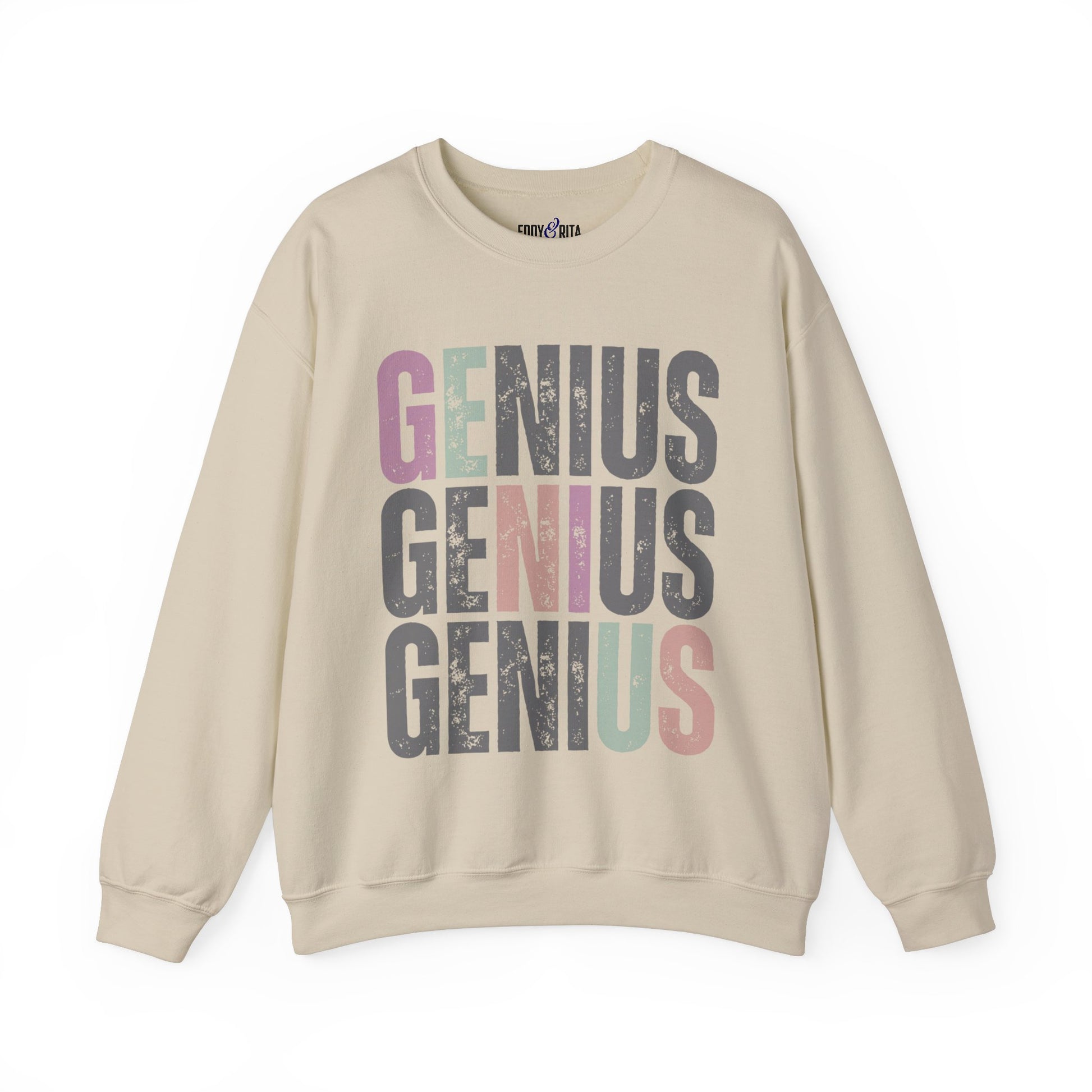 Trendy Genius Women's Sweatshirt - Eddy and Rita