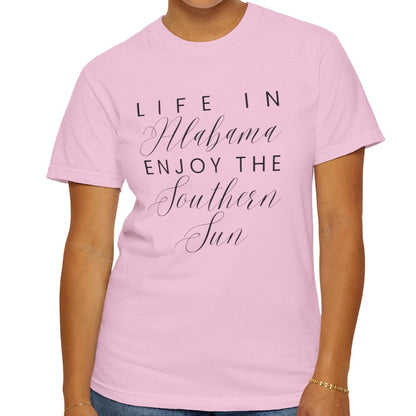 Life in Alabama Women's Comfort Colors T-Shirt - Eddy and Rita