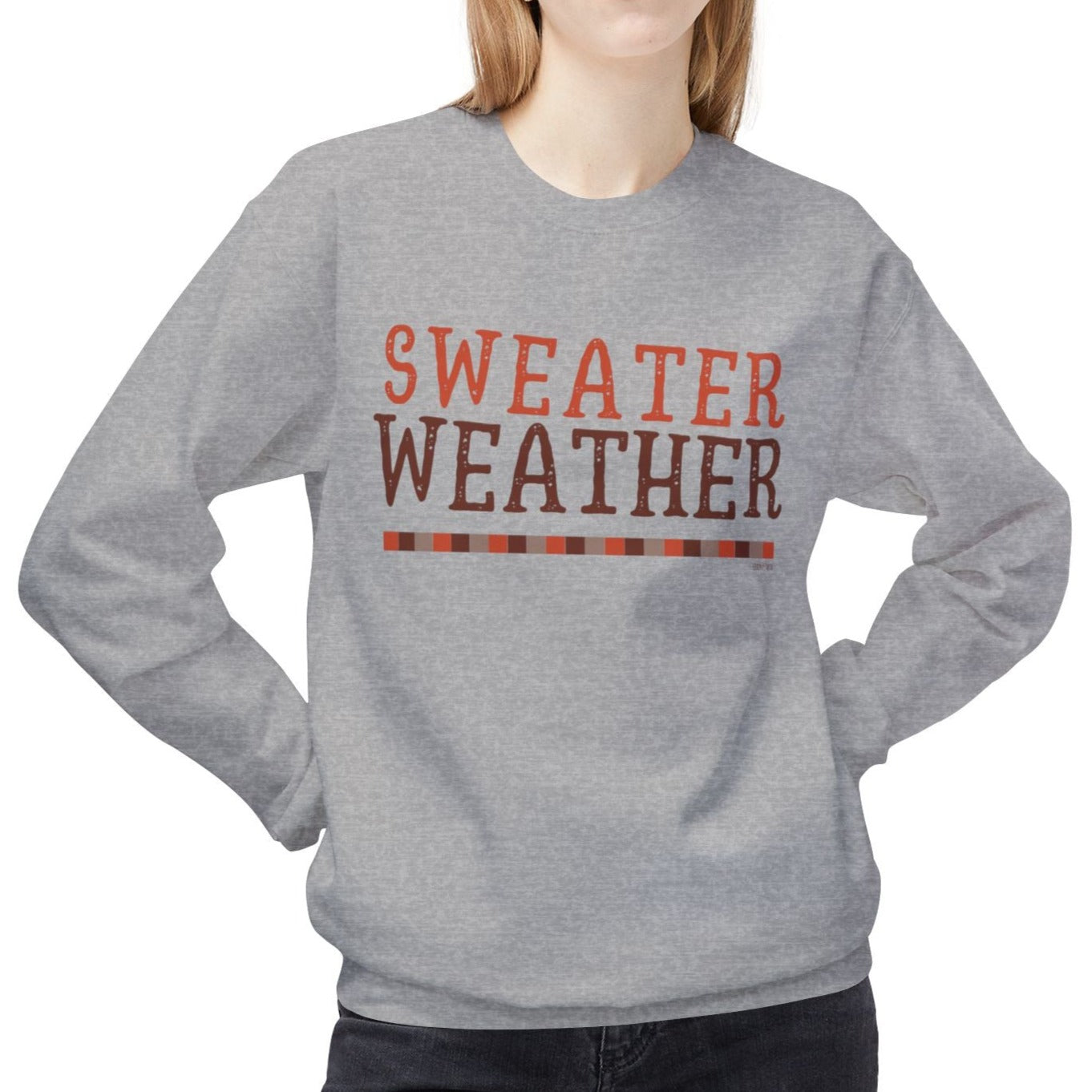 Eddy and Rita Women's Midweight Sweatshirt - "Sweater Weather" Fall Graphic Pullover