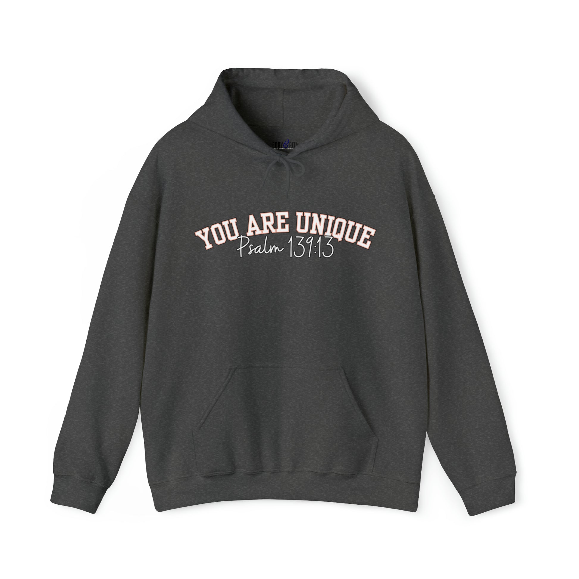 Women's Hoodie with 'You Are Unique - Psalm 139:13' Affirmation - Eddy and Rita