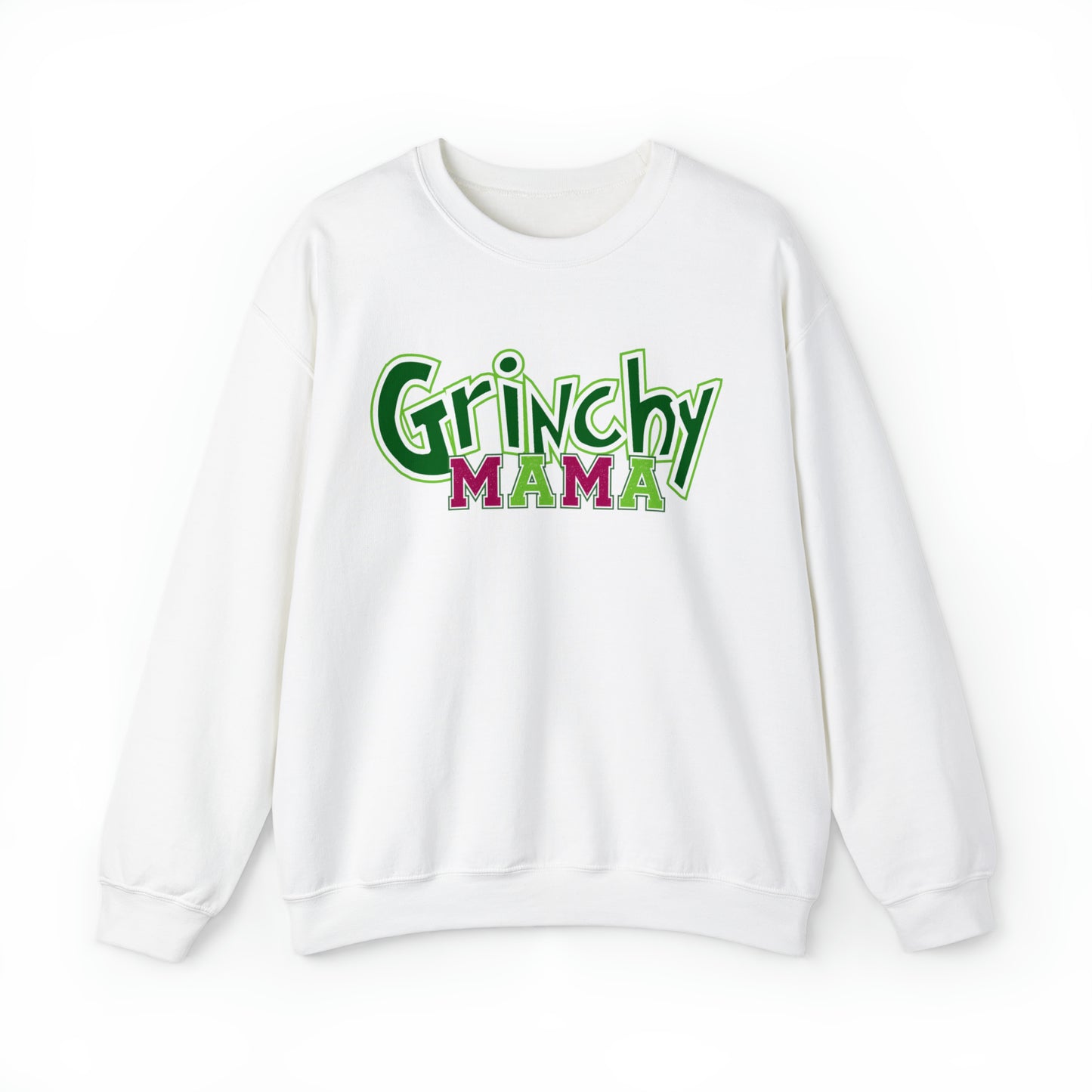 Women's 'Grinchy Mama' Festive Graphic Sweatshirt Success - Eddy and Rita