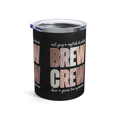 brew crew Tea Lover's Stainless Steel 10-Ounce Tumbler  - Eddy and Rita