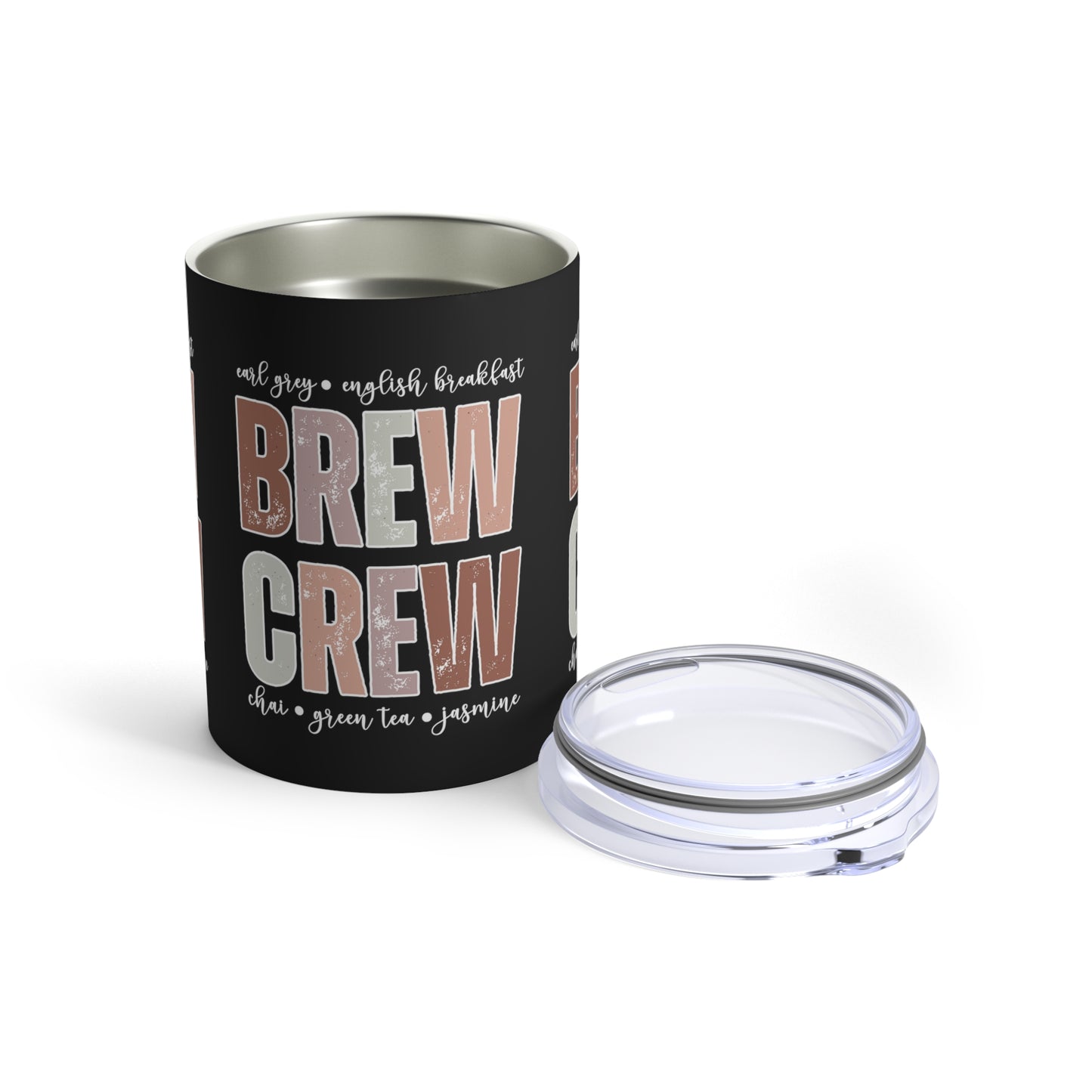 brew crew Tea Lover's Stainless Steel 10-Ounce Tumbler  - Eddy and Rita