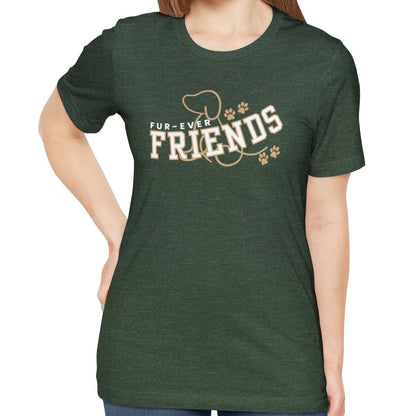 Forever Friends Women's Bella Canvas T-Shirt - Eddy and Rita