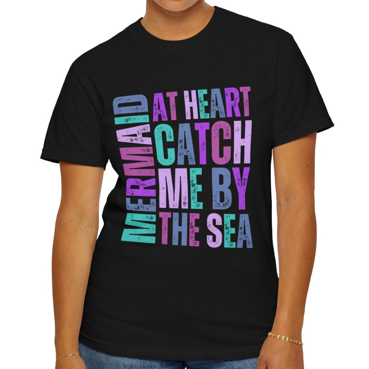 Mermaid at Heart Comfort Colors Women's T-Shirt - Eddy and Rita