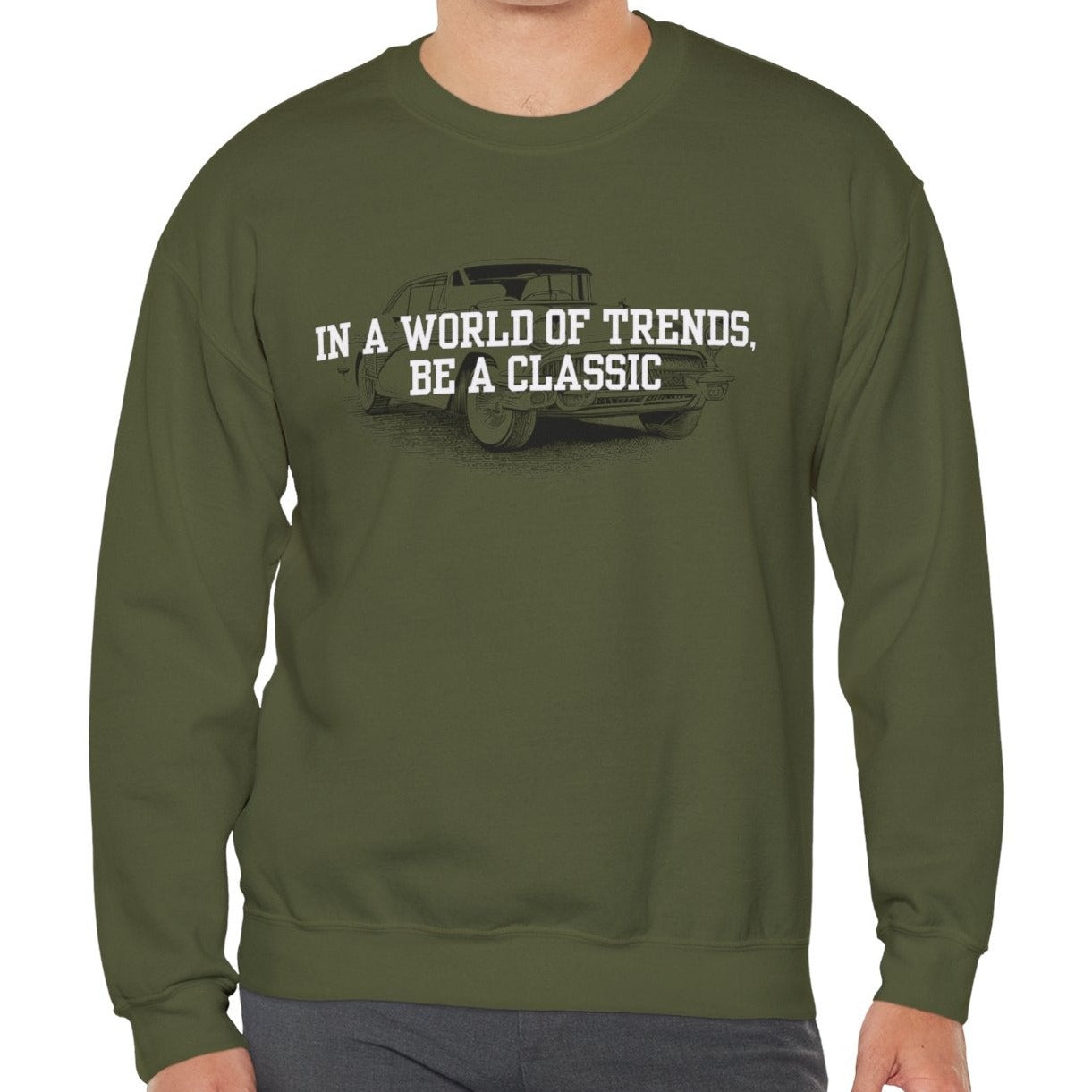 In a World of Trends, Be a Classic Men's Sweatshirt: Timeless Style - Eddy and Rita