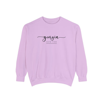 Comfort Colors Women's Sweatshirt - Georgia Pride Pullover - Eddy and Rita