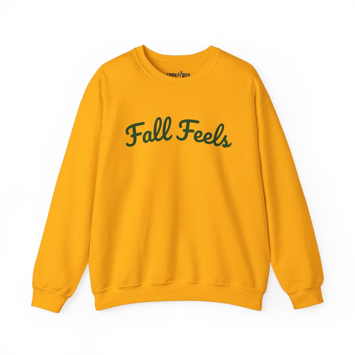 Eddy and Rita Women's Heavy Sweatshirt - "Fall Feels" Cozy Autumn Pullover