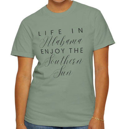 Life in Alabama Women's Comfort Colors T-Shirt - Eddy and Rita