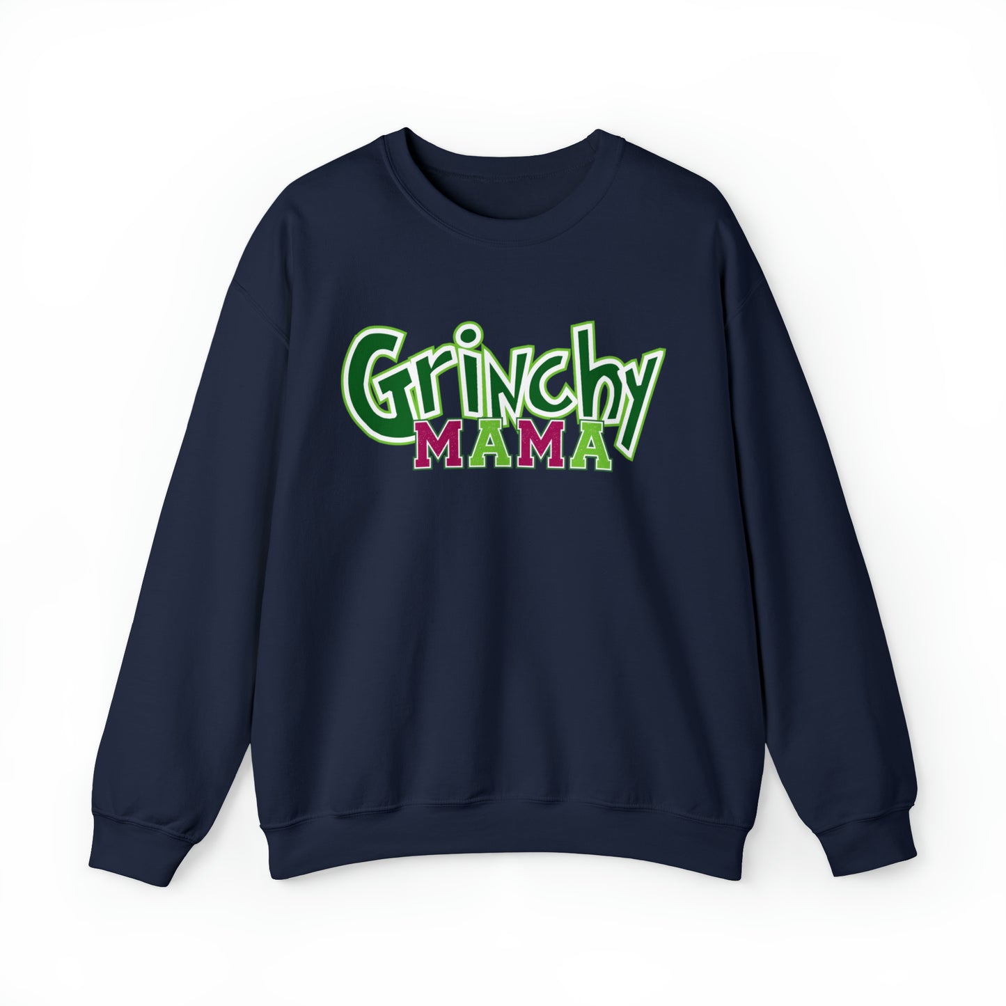 Women's 'Grinchy Mama' Festive Graphic Sweatshirt Success - Eddy and Rita