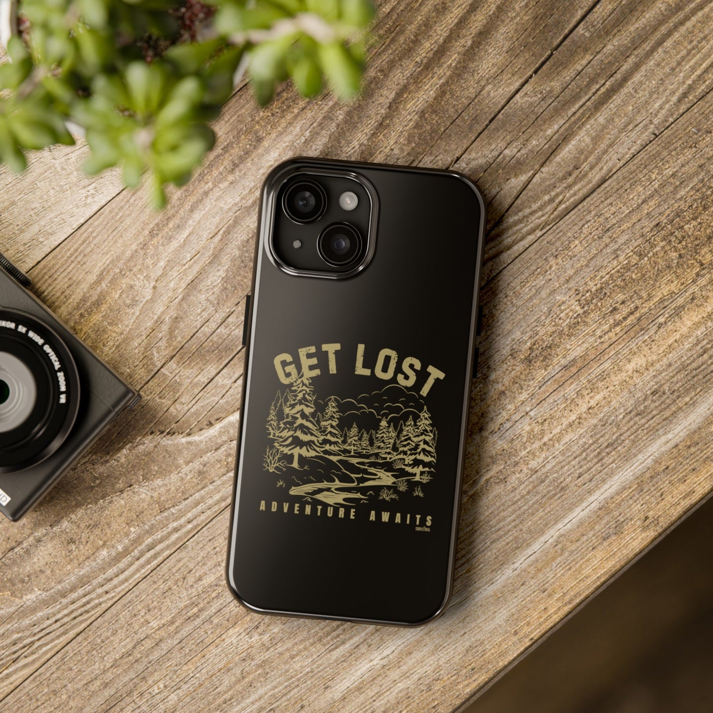 Eddy and Rita "Get Lost" Tough Phone Case - Premium Protective Case with Outdoor Scene for Adventure Seekers