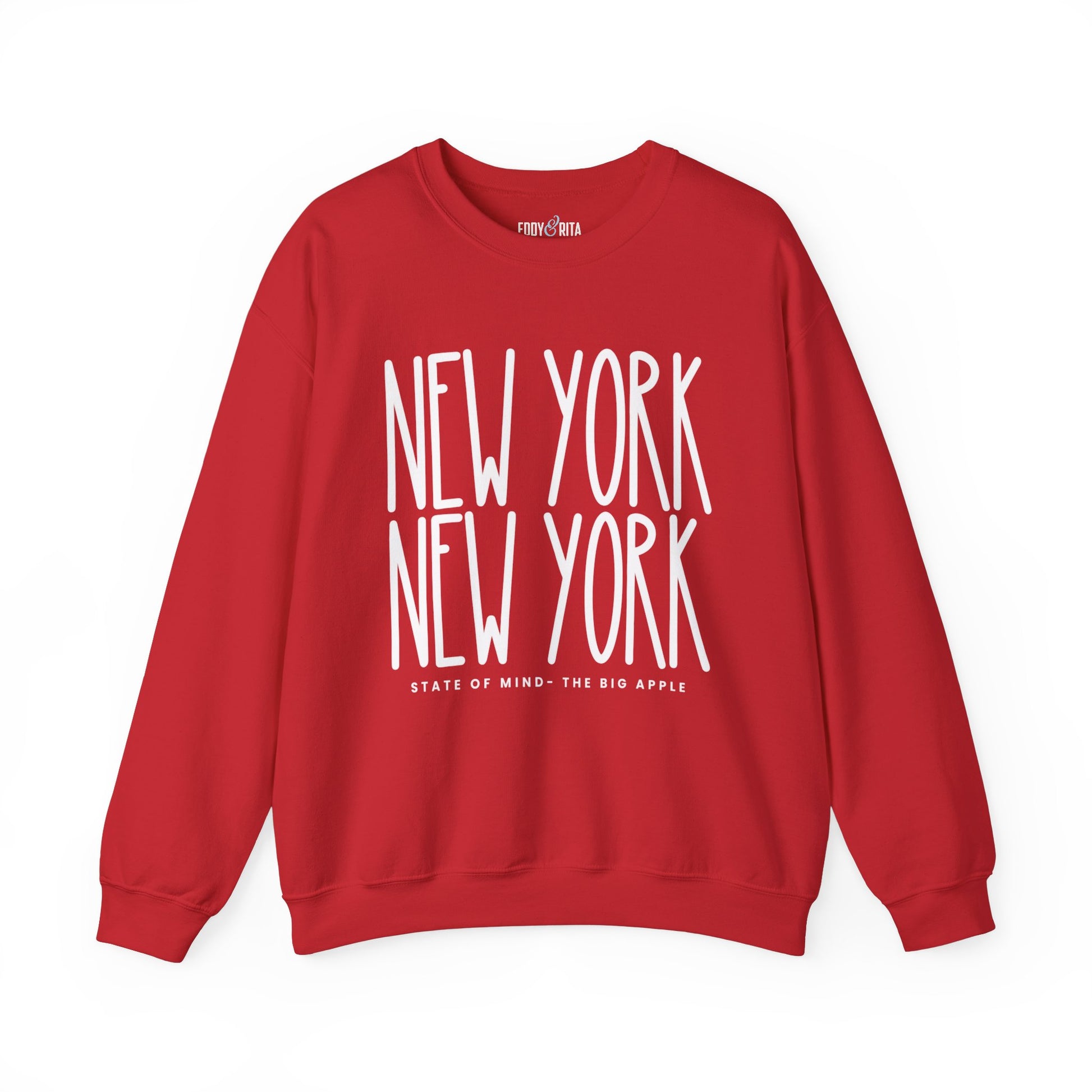 New York New York Chic: Women's Sweatshirt for Urban Style and Cozy Comfort - Eddy and Rita