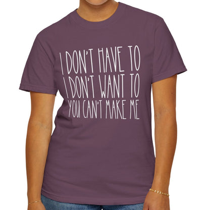 Empowerment Women's Comfort Colors Tee: Defiant Attitude - Eddy and Rita