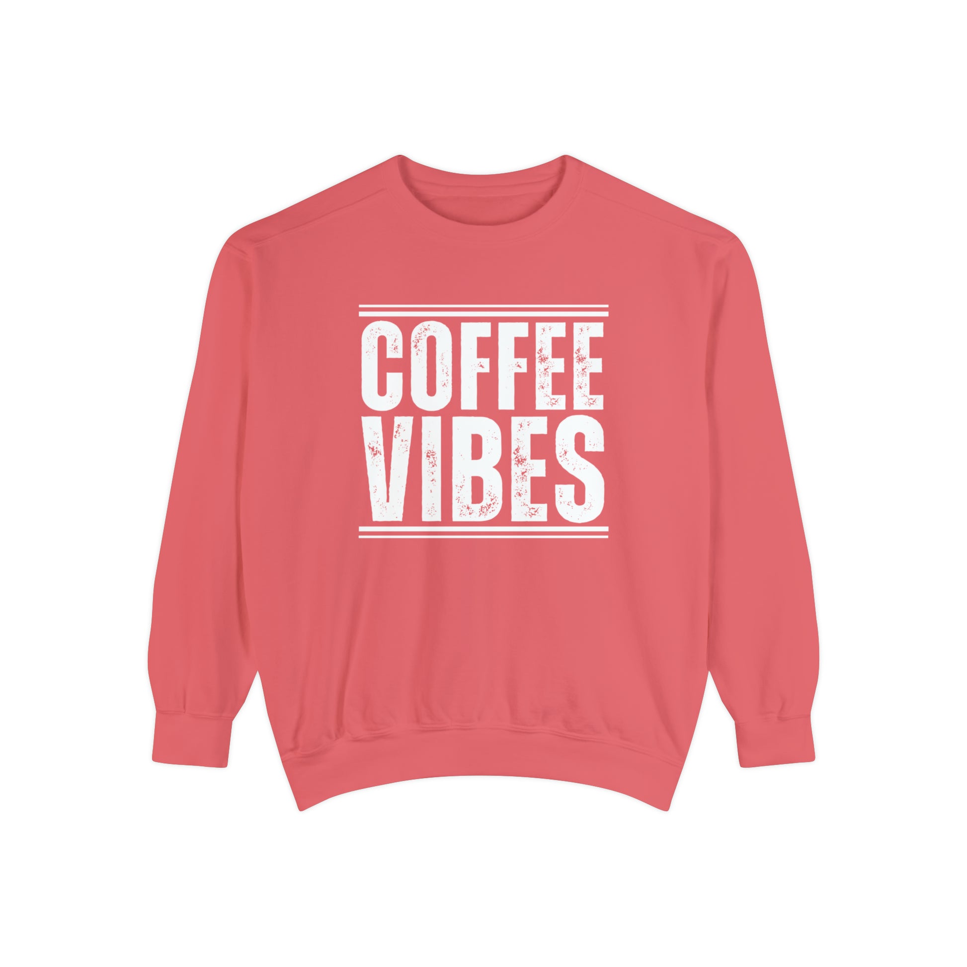 Coffee Vibes Women's Comfort Colors Sweatshirt - Cozy and Stylish - Eddy and Rita