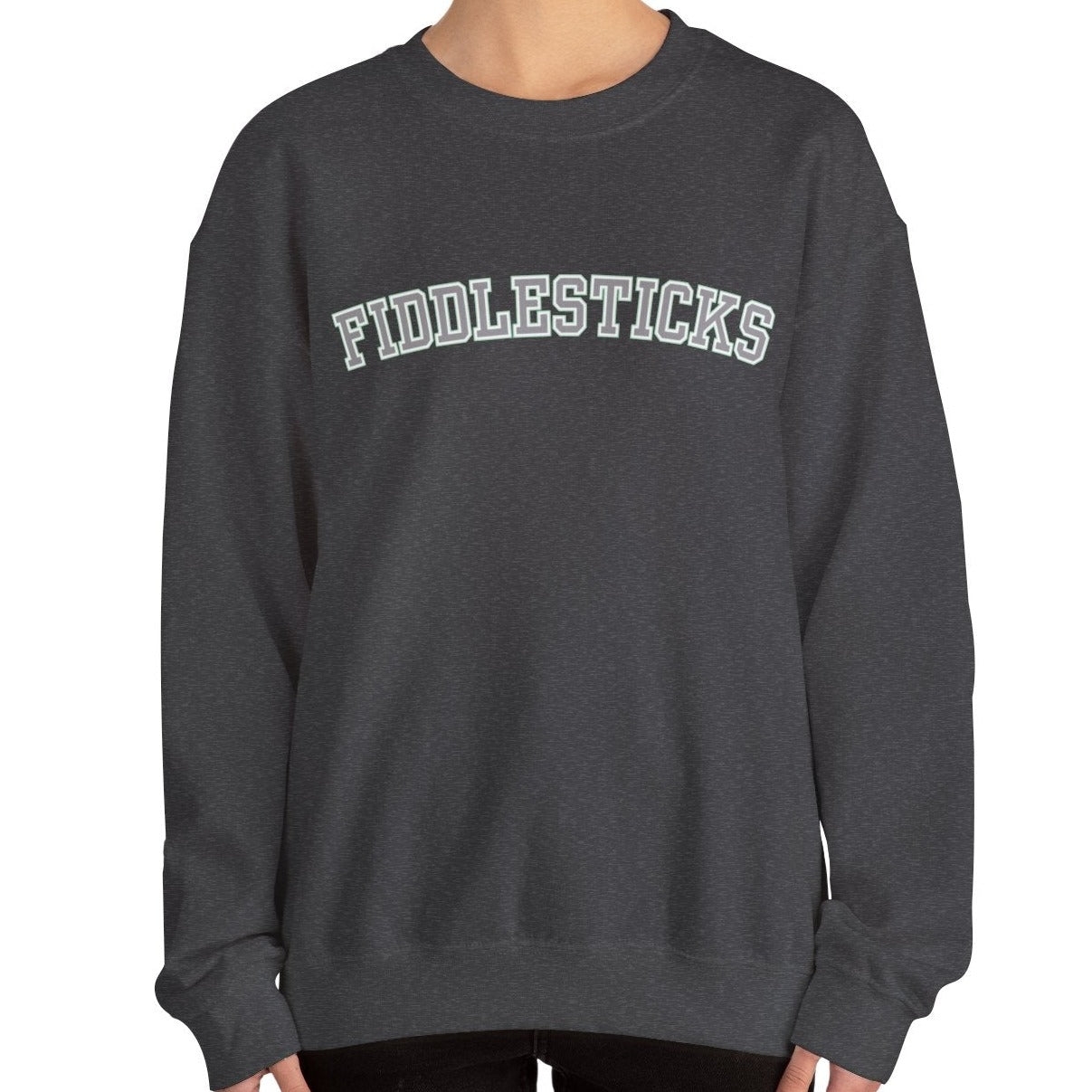 Fiddlesticks Women's Sweatshirt - Cozy Comfort with a Touch of Playful Charm - Eddy and Rita