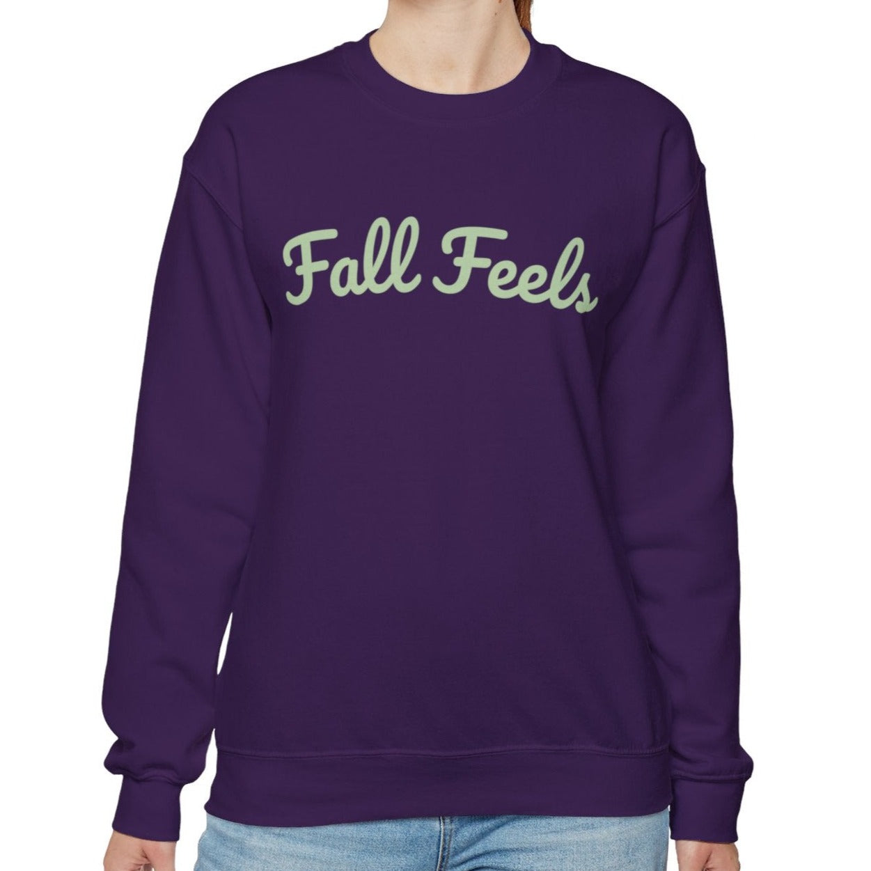 Eddy and Rita Women's Heavy Sweatshirt - "Fall Feels" Cozy Autumn Pullover