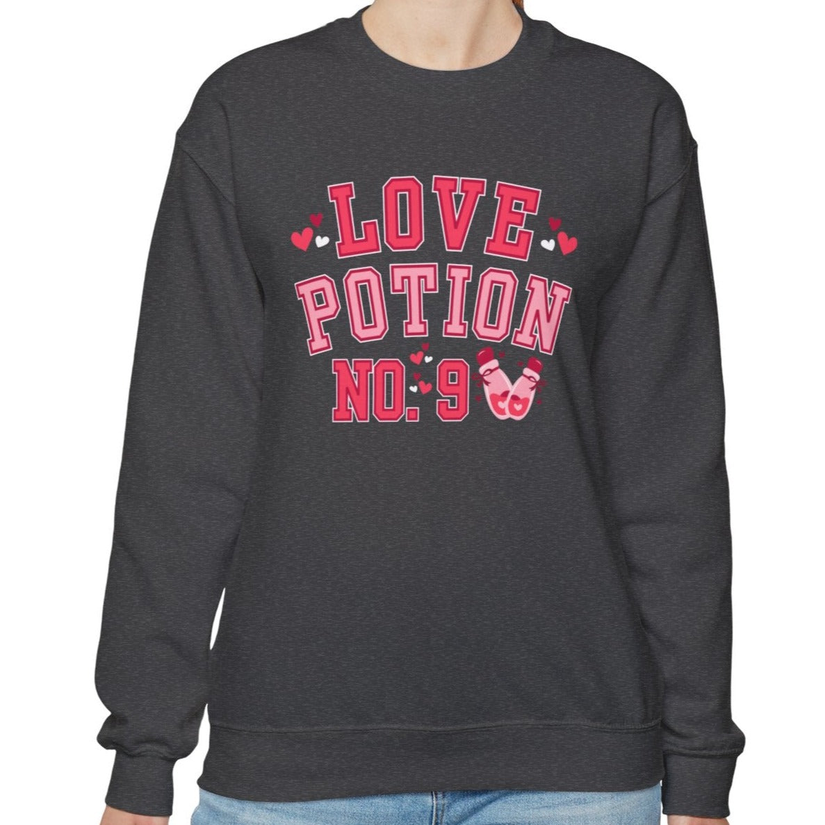 Love Potion No. 9 Chic Women's Sweatshirt - Cozy Comfort with a Touch of Magic - Eddy and Rita