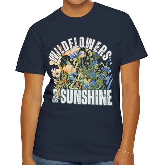 Wildflowers & Sunshine Tee - Women's Comfort Colors Short Sleeve T-shirt