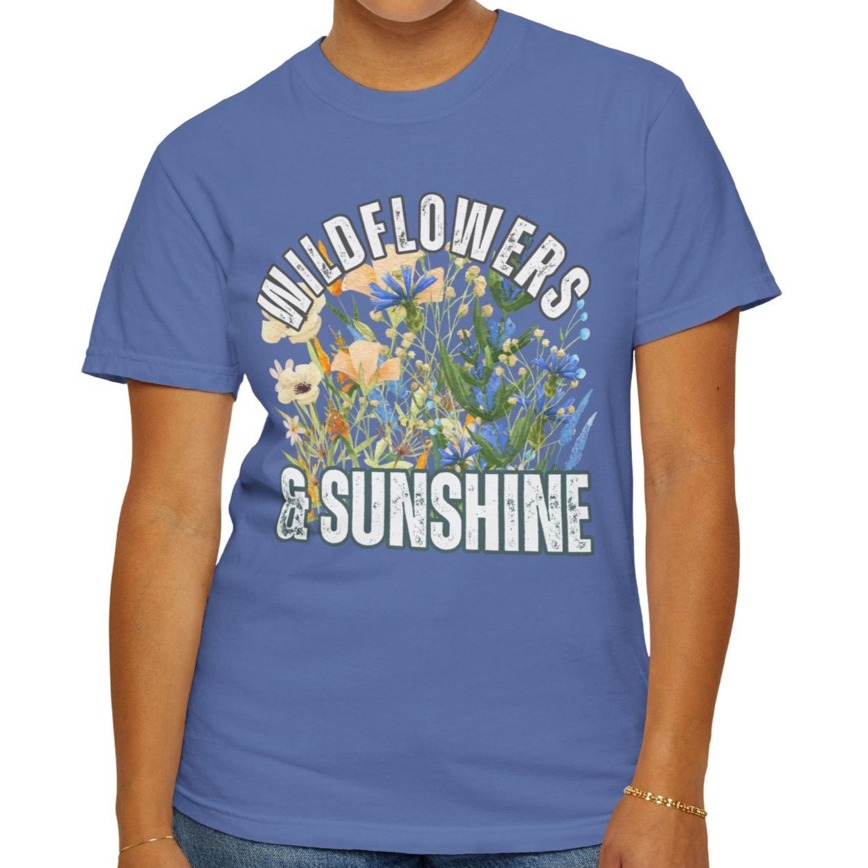 Wildflowers & Sunshine Tee - Women's Comfort Colors Short Sleeve T-shirt