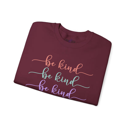 Be Kind: Women's Comfort Sweatshirt for Positive Vibes and Stylish Warmth - Eddy and Rita