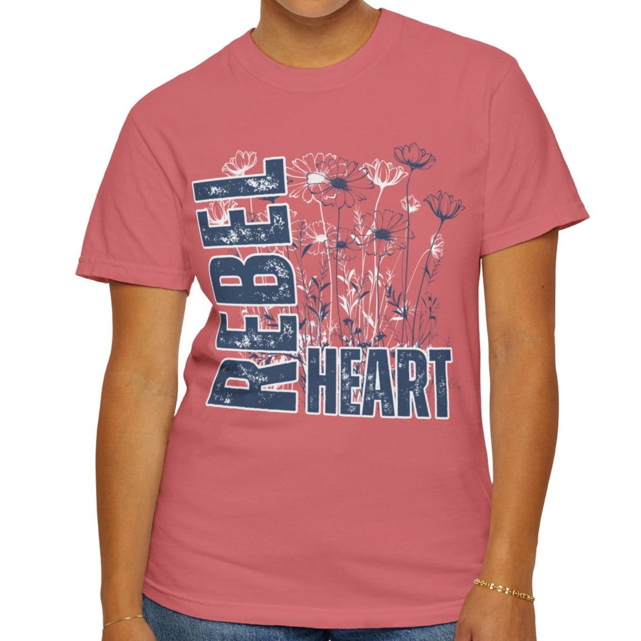 Wildflower Rebel Heart Women's Comfort Colors T-Shirt - Eddy and Rita