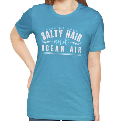 Salty Hair and Ocean Air Women's Bella Canvas T-Shirt