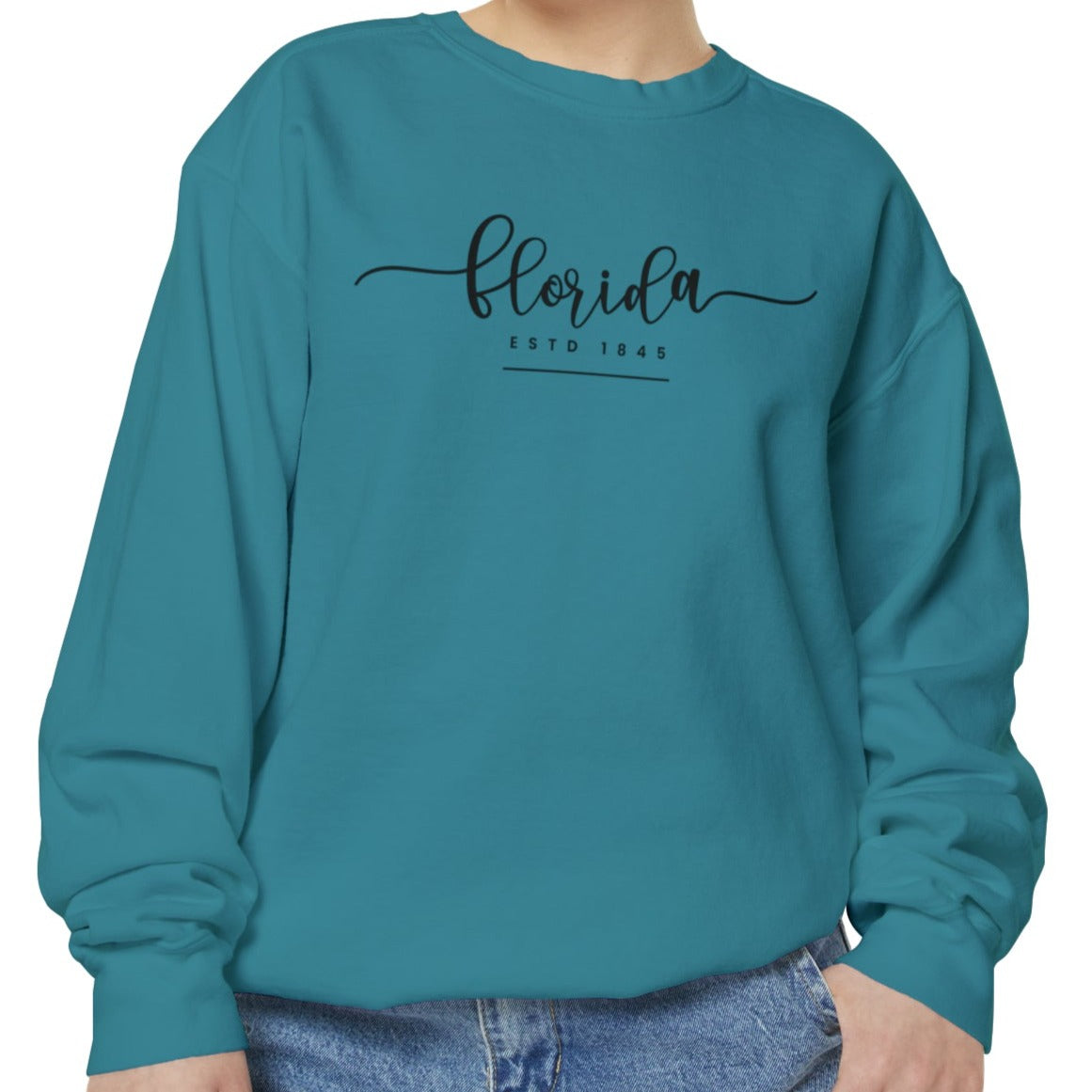 Comfort Colors Women's Sweatshirt - Florida Sunshine Pullover