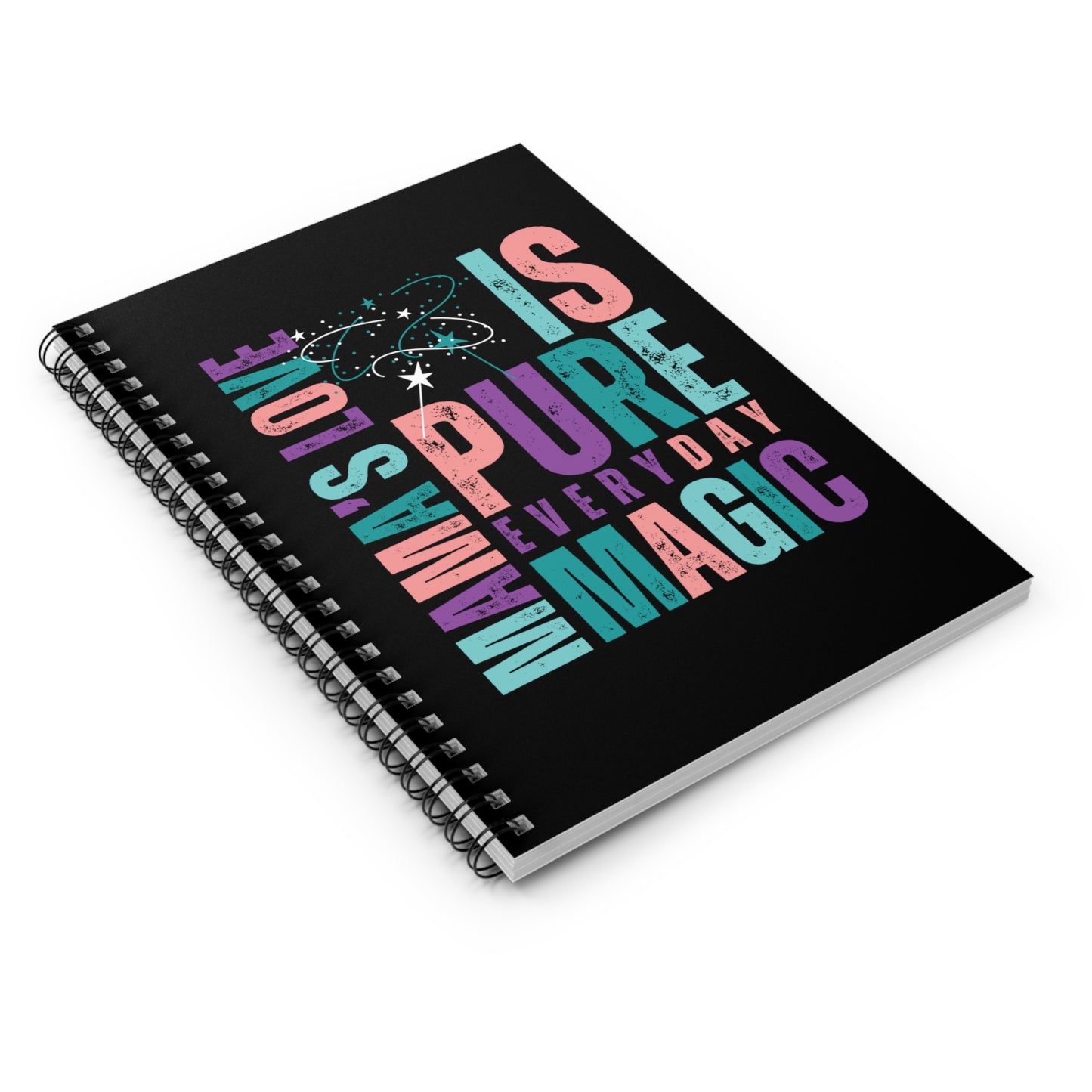 Mama's Love Everyday Magic Spiral Notebook - Ruled Line with Arm Detail - Eddy and Rita