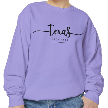 Texas Pride Comfort Colors Women's Sweatshirt - Eddy and Rita